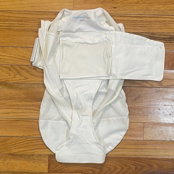 Happiest Baby SNOO Sleep Sack 5-Second Baby Swaddle 2-Piece Lot, Small, Ivory - Picture 12 of 13